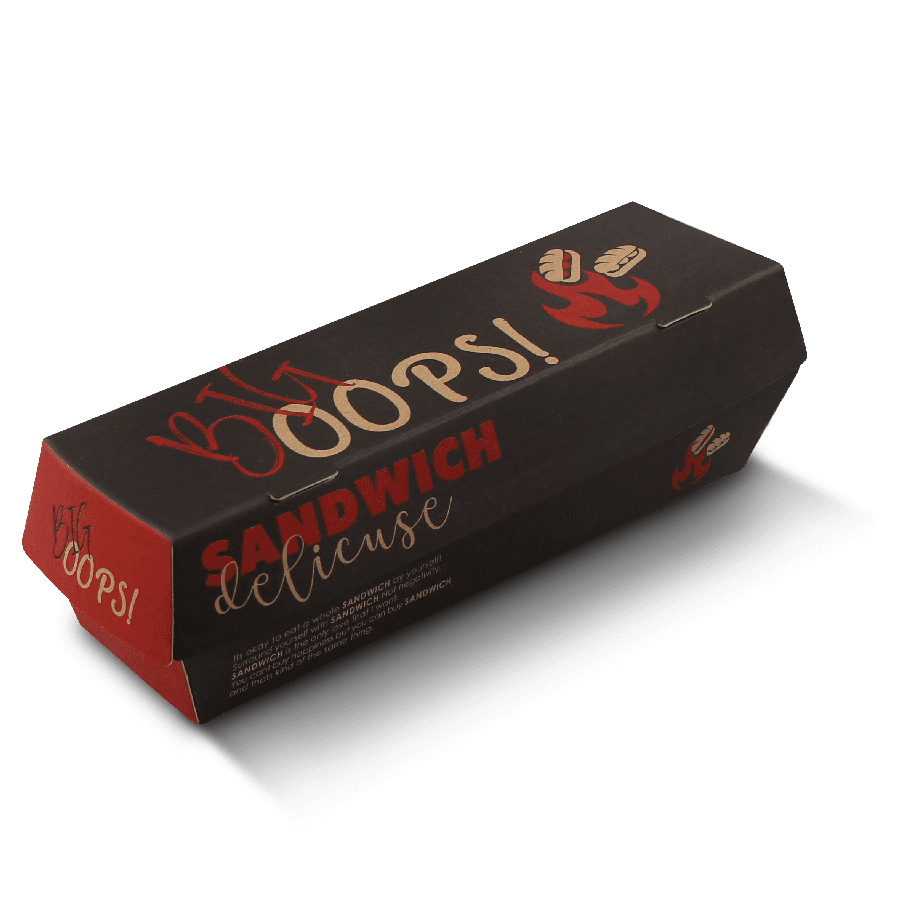 جعبه ساندویچ صدفی مدل BigOops