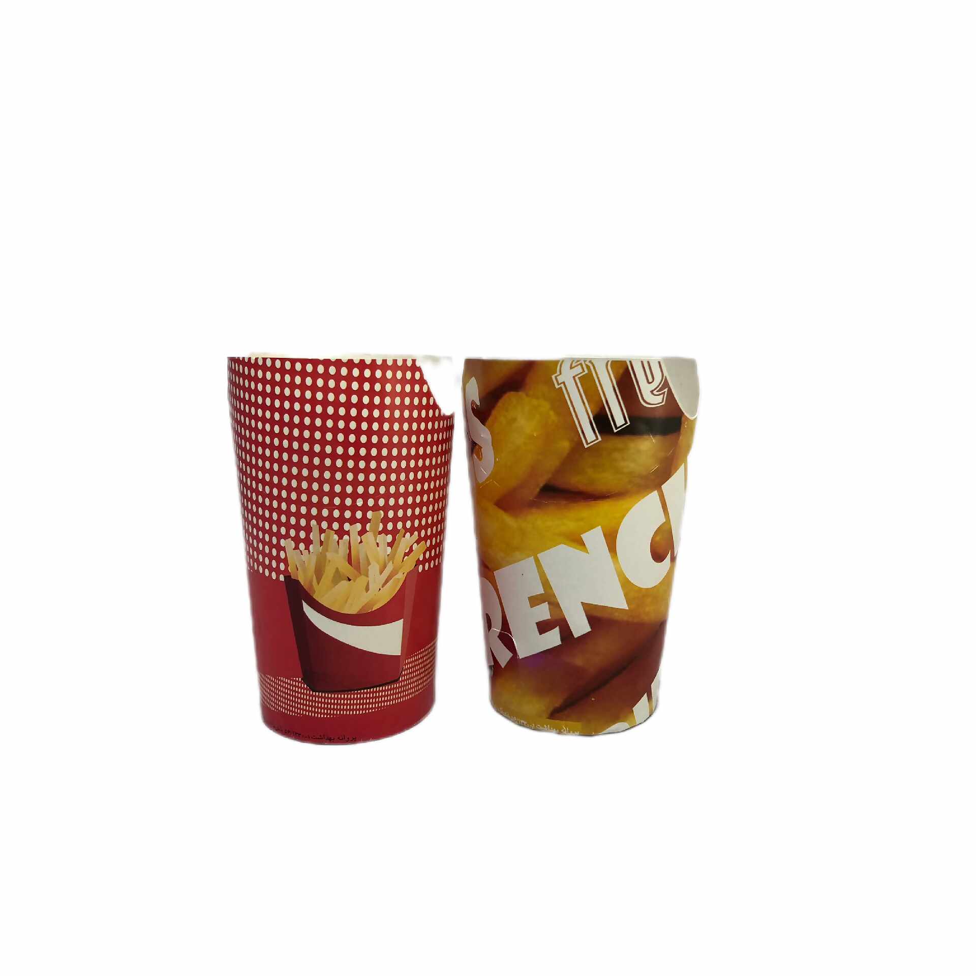 لیوان کاغذی سیب زمینی