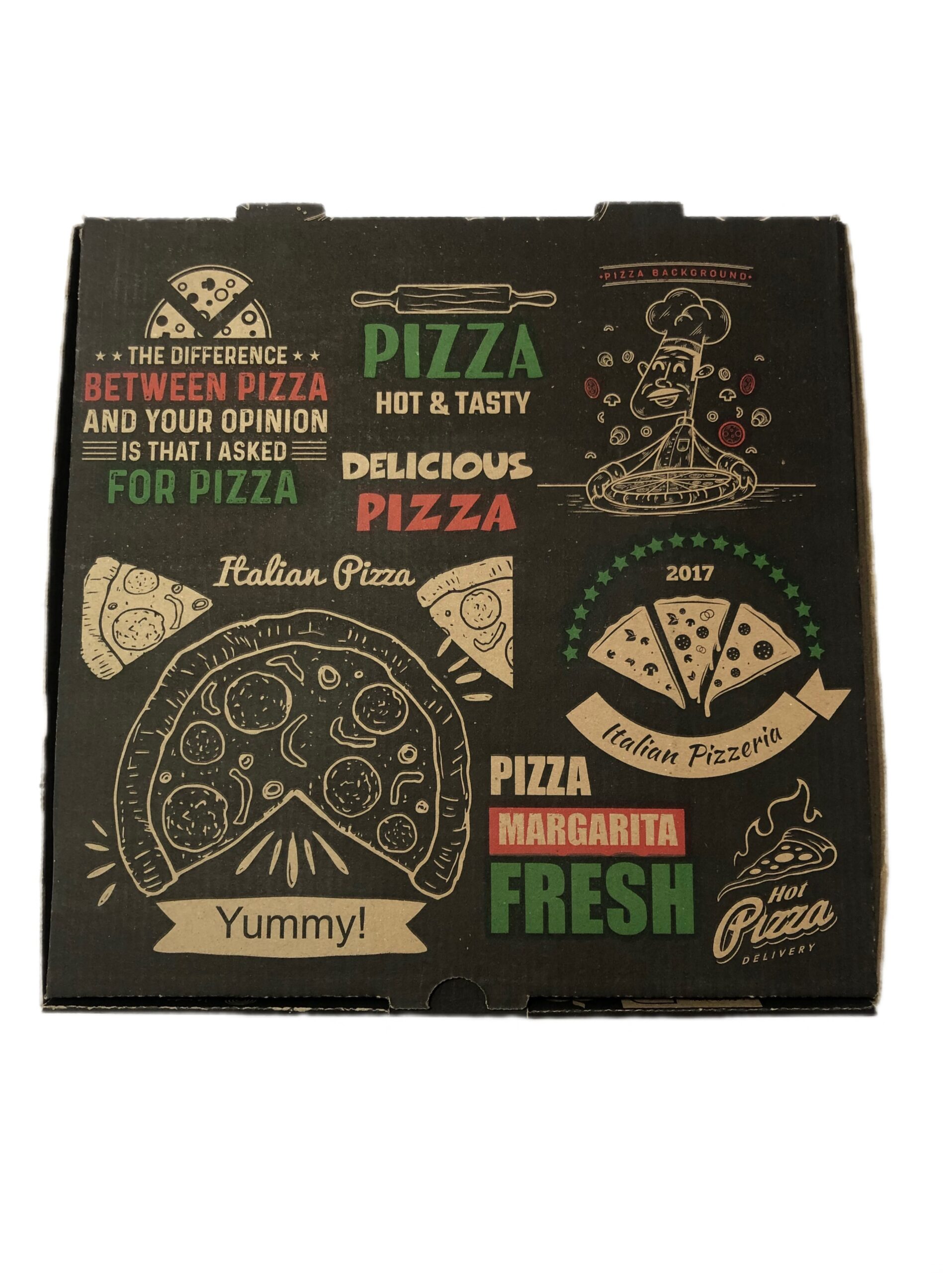 جعبه پیتزا چهارضلعی ایفلوت