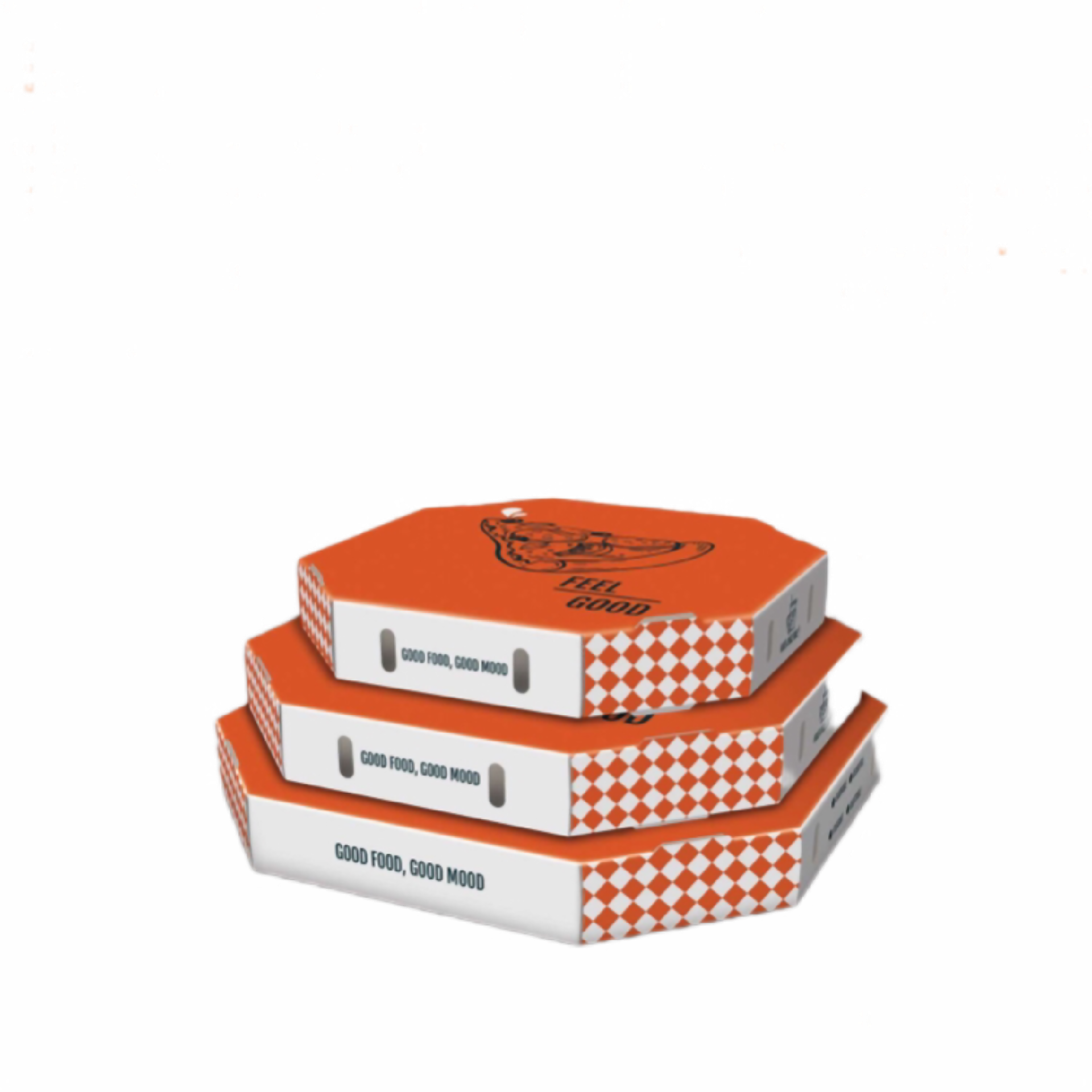 جعبه پیتزا هشت ضلعی